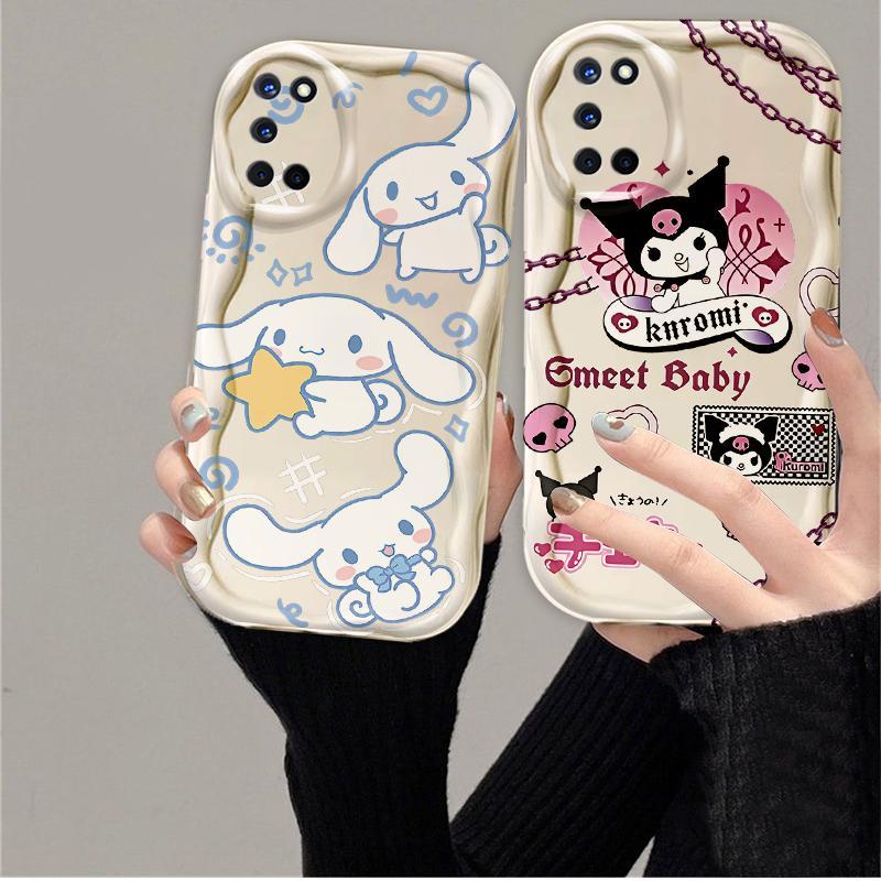 Thích hợp cho điện thoại thông minh 3D OPPO A52 A72 A92 TPU mềm Kuromi Cinnamoroll Vỏ điện thoại chống sốc