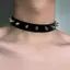 AqToCna Da PU Choker Nelace Dành Cho Nữ Thoáng Mát Punk Gothic Biker Cổ Áo Đính Ro Nelace Rave Trang Sức AqToCna