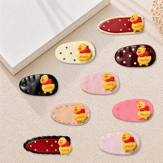 [ĐỘC QUYỀN] Set charm vịt vàng khăn đỏ chấm bi nhiều màu nền oval pastel dễ thương gắn dép Crocs phụ kiện DIY xinh xắn