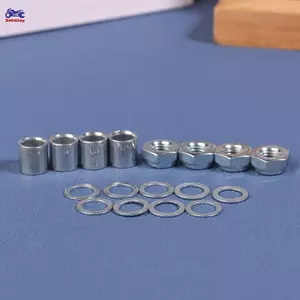 XOITOP 16 Chiếc Ván Trượt Longboard Mang Miếng Đệm Vòng Bi Vòng Bi Phần Cứng Vít Gắn M8 Bu Lông Bộ Bốn Bánh Ván Trượt Phụ Kiện VN