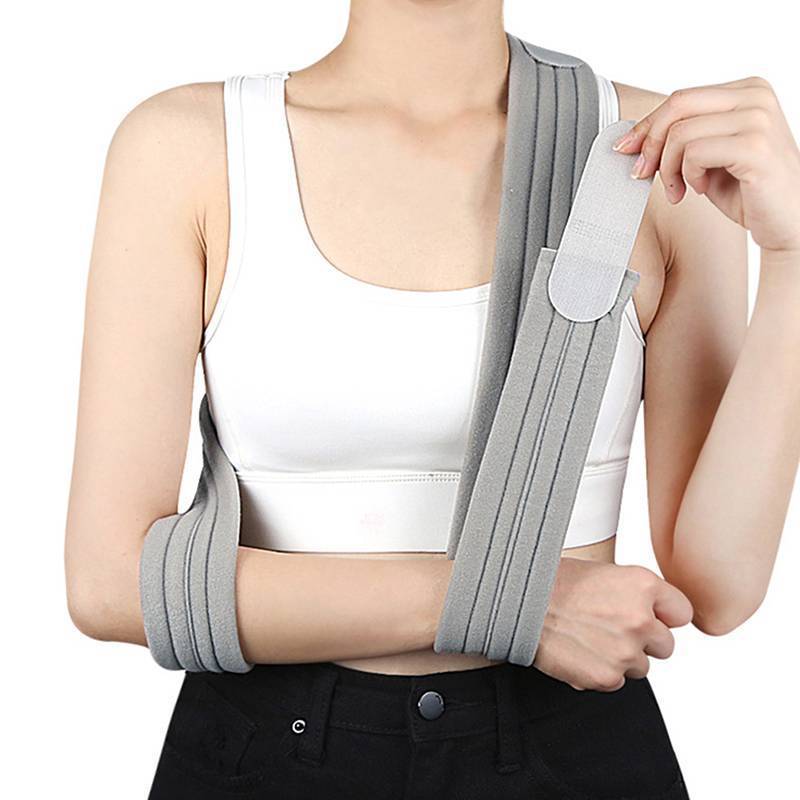 HFSHY 1 Có Thể Điều Chỉnh Cánh Tay Sling Gãy Phục Hồi Tai Trước Thoáng Khí Cố Định Sling Hỗ Trợ Vai Nẹp Hỗ Trợ Cho Bệnh Nhân VN