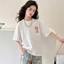 Bé Gái Phiên Bản Hàn Quốc Graffiti Quần Jean Ống Rộng Mùa Hè Phong Cách Mới Trẻ Em Thời Trang Quần