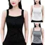 FEDAOG Ice Silk Tank Top, Áo hai dây Sequin thoáng khí lấp lánh, Áo thun không tay co giãn thời trang Slim Fit dành cho nữ