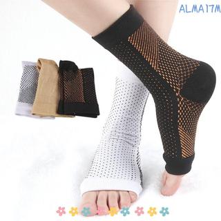 Tất nén mắt cá chân ALMA1 thoáng khí, hở mũi - Giúp thoải mái và hỗ trợ tốt