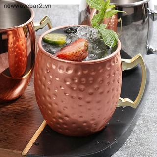 Cốc thép không gỉ 530ml kiểu Moscow Mule, dùng cho bia/cà phê/sữa, bền đẹp