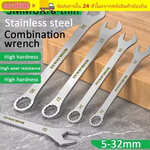 CORALTIDE 1 Cái Cờ lê Ratchet, Cờ lê mở siêu mỏng hai đầu 5-32mm, Cờ lê mở đa chức năng độ dày 3mm Dụng cụ sửa chữa ô tô xe đạp
