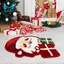 Thảm Phòng Tắm Giáng Sinh, Thảm Tắm Ông Già Noel Giáng Sinh Chống Trơn Trượt Lưng Nước, Thảm Phòng Tắm Microfiber, 16x24 Inch