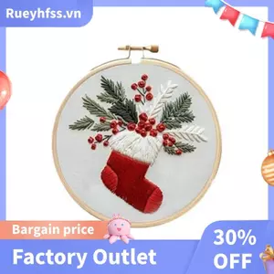 Series Giáng Sinh Không Hoàn Thành, - Túi, Túi Thêu Cho Người Mới Bắt Đầu, Trang Trí DIY Phòng Gia Đình.