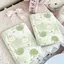Gương gấp bỏ túi hình trái táo xanh mini 2 mặt siêu nét tiện lợi