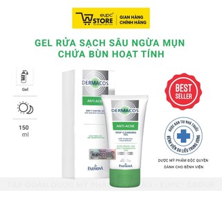 Combo Gel Rửa Mặt & Kem Giảm Bóng Nhờn Dermacos Làm Sạch Sâu, Hỗ Trợ Kiểm Soát Dầu & Cải Thiện Tình Trạng Mụn