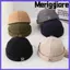 MERIGGIARE Mũ Docker không vành, Mũ beanie chữ R dạo phố, Thời trang Nhẹ Thoáng khí Màu trơn Chủ nhà Mũ mùa xuân