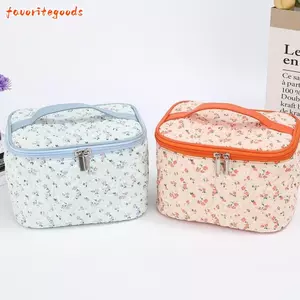 Túi đựng đồ trang điểm FAVORITEGOODS, Túi đựng đồ trang điểm phong cách Hàn Quốc dung tích lớn, Túi đựng đồ vệ sinh du lịch họa tiết hoạt hình di động Du lịch