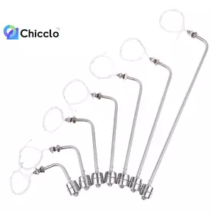 Công tắc phao bằng thép không gỉ Góc phải Cảm biến mức đầu dọc Bình nước lỏng Đẹp