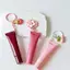 HFSHY 10 / 15ml Ống Lipsti Trống Có Móc Khóa Mặt Dây Chuyền Bóp Sub-Bottling Hộp Đựng Chất Lỏng Có Thể Đổ Lại Chai Lipgloss Mẫu Chai VN