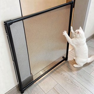 Cổng an toàn cho bé có thể thu vào Rào chắn cửa cầu thang Lưới PVC có thể gập lại Sử dụng trong nhà