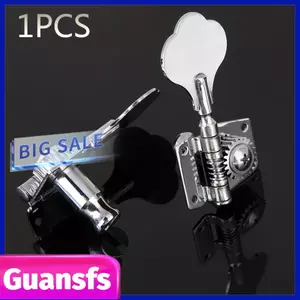 Guansfs 1 Chiếc Bên Phải Bass Tuner PEG Đàn Guitar Chỉnh Chốt 1:21 Tỷ Lệ Bánh Răng Niken Mạ Điện Giai Điệu Chính Xác