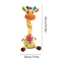 < Pluscloth > Đồ chơi hươu cao cổ âm nhạc có đèn Led – Nhảy múa hát lặp đi lặp lại Động vật nhồi bông sang trọng cho trẻ em – Đồ chơi trẻ em nói chuyện bằng điện phát sáng với bài hát trẻ em Đồ chơi trẻ em