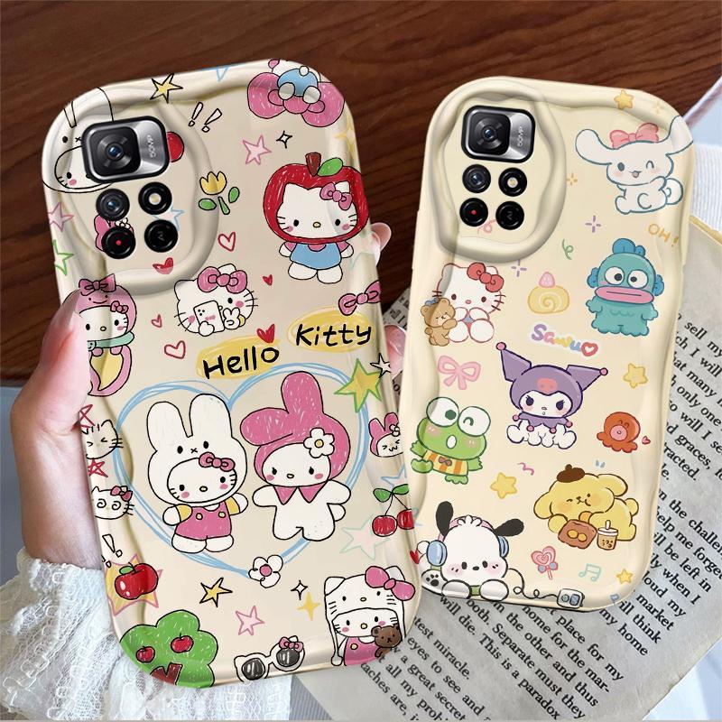 Thích hợp cho Redmi 10 Note 11 11S 12 Pro 4G 3D Phụ kiện TPU mềm Vỏ điện thoại chống sốc khủng long dễ thương