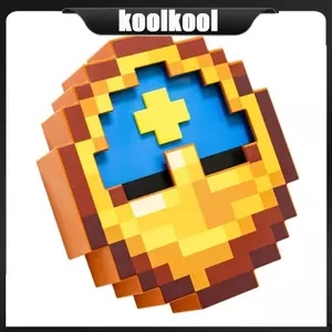Kool Game Theo Chủ Đề Pixels Đồng Hồ Treo Tường Có Thể Gắn Để Bàn Trang Trí Hiển Thị