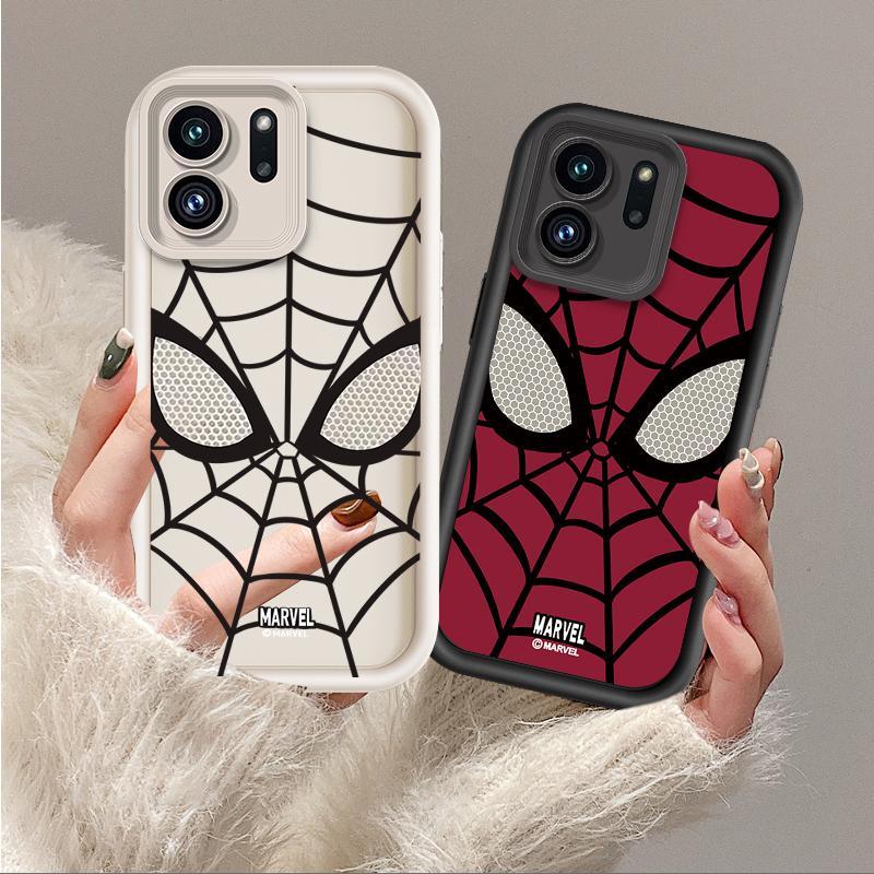 Ốp Lưng Cho OPPO A5X A6 A6X 4G 5G Phim Hoạt Hình Silicon Mềm Đáng Yêu Ốp lưng TPU Spider Man web Angel Eye Ốp Lưng Chống Sốc