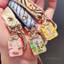 Tinh Tế Phong Cách Trung Hoa Thêu Điện Thoại Di Động Dây Treo Cổ Vàng Dài Họa Tiết Lụa Webbing Ngoài Trời Nam Leo Núi Du Lịch Chống-
