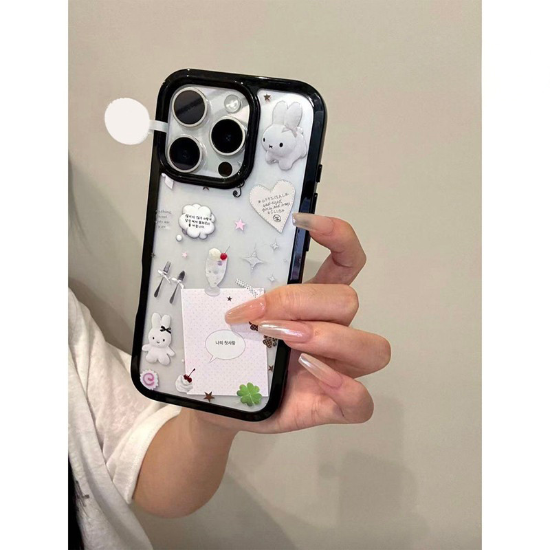 Ốp Lưng Cho IPhone 11 17 16 15 13 14 12 Pro Max AIR 16 15 Plus XR XS Max Vỏ trong suốt Acrylic ngọt ngào tươi mát | BigBuy360 - bigbuy360.vn