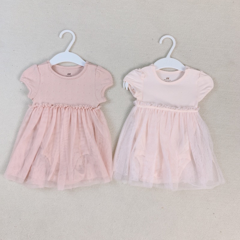 [MD204] 3-9kg Body váy chất liệu cotton organic siêu mềm mại, xinh xắn cho bé yêu