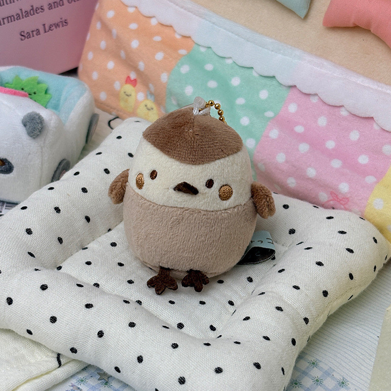 SQ5 Sumikko Gurashi Shirokuma Tonkatsu Tokage Plushie Túi búp bê Cotton sang trọng dễ thương Charm QS5