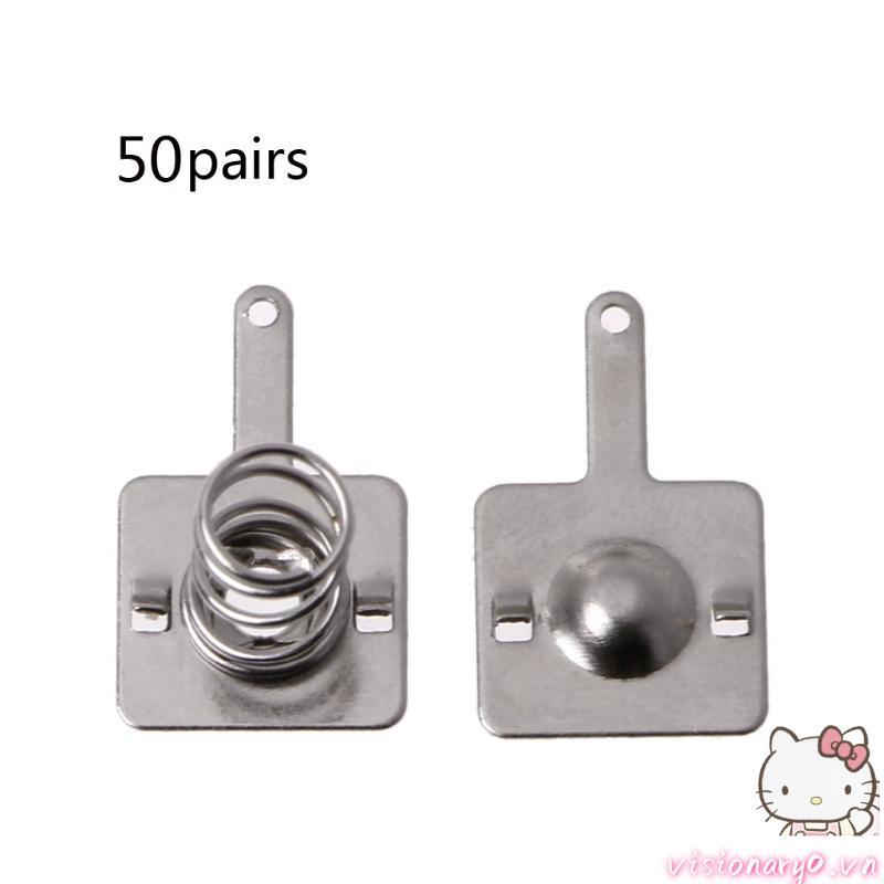 Vision 50 Cặp Tấm chắn gió Tấm tiếp xúc lò xo chuyển đổi tích cực sang âm