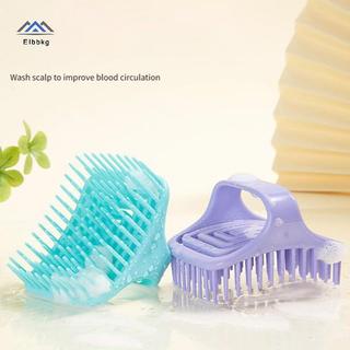 ELBBKG Dầu Gội Da Đầu Máy Mát Xa Tóc Dầu Gội Massage Lược Tắm Massage Bàn Chải Da Đầu Massage Tóc Tắm Bàn Chải Lược Chăm Sóc Dụng Cụ Mới