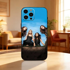 Ốp điện thoại TP-2 TV P-Pretty L-Little Liars cho iPhone17,16,15,14,13,12 Plus, Max Soft Silicone Black Cover