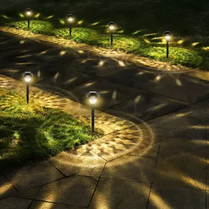 Đèn bãi cỏ năng lượng mặt trời Lối vào sân vườn Nhà để xe Hộ gia đình Sân vườn ngoài trời Đèn chiếu bóng Đèn năng lượng mặt trời YILR