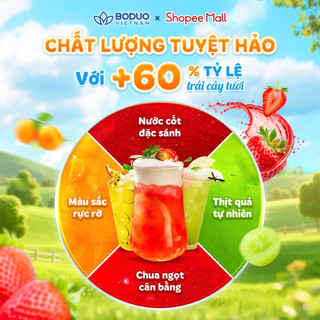 Siro Pha Chế Boduo Premium Cốm Xanh 750ML