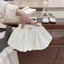Bé Gái Tay Ngắn Phù Hợp Với Mùa Hè Phong Cách Mới Trẻ Em Ren Khâu Vest Bud Quần Short Hai Mảnh Phù Hợp Với