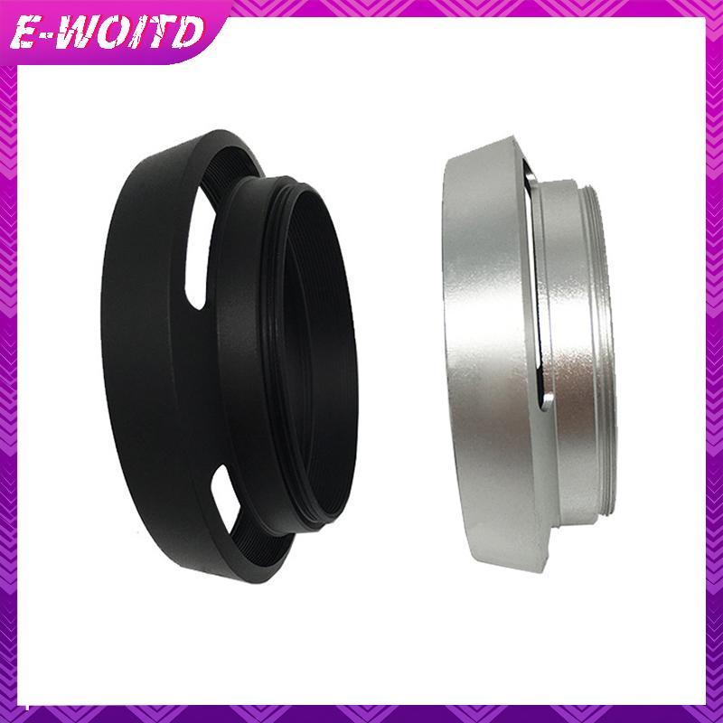 E-WOITD Camera Lens Hood Kim Loại Thông Hơi 35 / 37 / 39 / 40.5 / 43 / 46 / 49 / 52 / 55 / 58 / 62 / 67 / 72 / 77 / 82mm Vít-in Lente Bảo Vệ Cho Canon Nikon E-WOITD