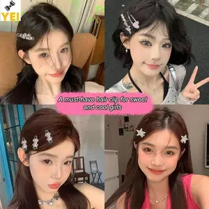 YEI - Bộ Y2K Kẹp Tóc Kim Loại Ngọt Ngào Cho Bé Gái, Nhiều Kiểu Dáng Phù Hợp Mọi Style