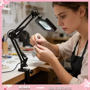 Đèn thủy tinh chiếu sáng có thể tùy chỉnh YOI Cung cấp 5 độ khác biệt và cánh tay có thể gập lại cho các nhiệm vụ chính xác