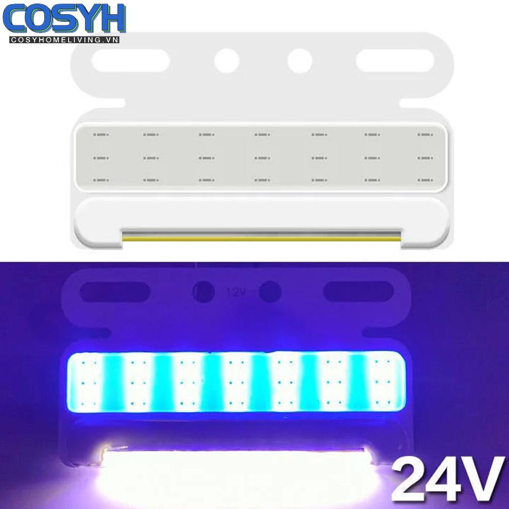 <cosyh>24V Marker Lamp Chrome Polish Finish Direct Replacement For 24V Trailers