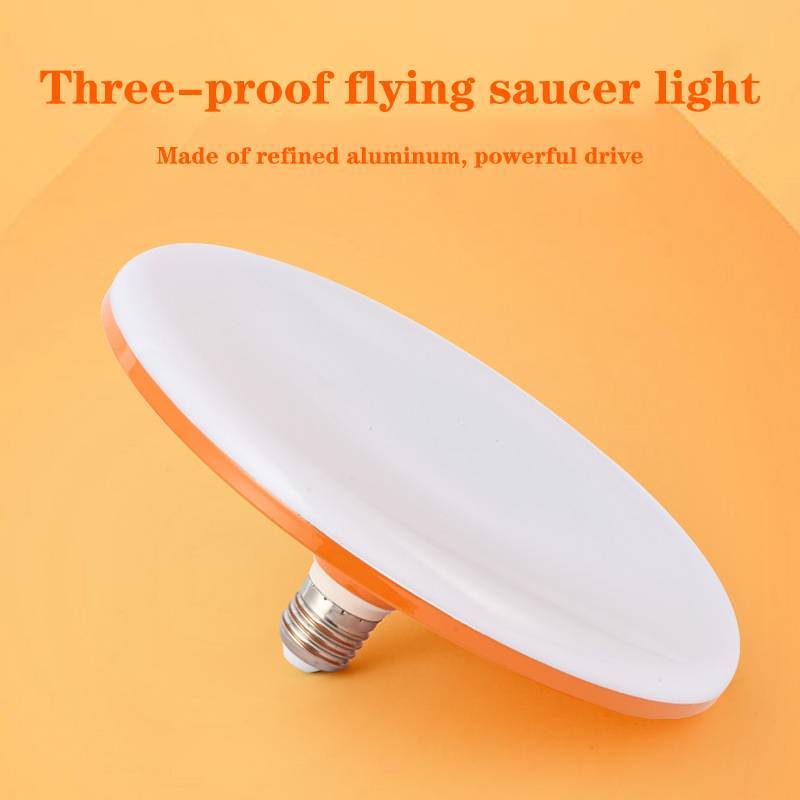 [MAKY] Bóng LED siêu sáng 12W–50W 220V, ánh sáng trắng ấm, dùng trong nhà/bàn/gara, mẫu UFO