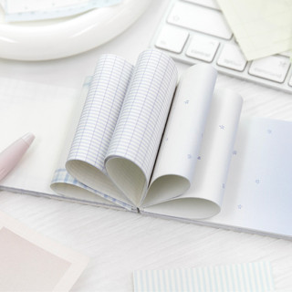 ENWEI 100 Chiếc [Zhiguang Notes Series] Giấy Dệt Giấy Viết Vôi Bãi Cỏ Chạng Vạng Oải Hương Cho Nhật Ký Sổ Lưu Niệm Cắt Dán Giấy Ghi Nhớ