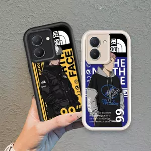 Vỏ Cho VIVO Y36 Y27S 4G Phim Hoạt Hình Silicon Màu Kẹo Vỏ Điện Thoại Mềm TPU Jujutsu Kaisen Anime Mắt Thiên Thần Chống Sốc Ốp Lưng