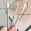 【Roshy】Bộ 3 cọ trang điểm mắt hình con tằm nằm cầm tay đa năng bộ cọ trang điểm dụng cụ trang điểm
