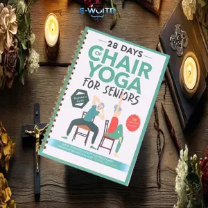 Ghế Yoga E-WOITD - 28 Ngày để xây dựng sức mạnh, tăng cường tính linh hoạt và cân bằng cơ thể với hướng dẫn 180 tư thế tập luyện.