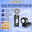 𝐓𝐞𝐜𝐡𝐒𝐭𝐨𝐫𝐞 Quạt Sò Lạnh Cầm Tay FC8 Trong Suốt, Làm Mát 100 Tốc Độ Gió Tích Hợp Đèn LED Gấp Gọn Tiện Lợi Tặng Kèm Dây Đeo