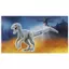 Takara Tomy Ania Jurassic World Blue (Snow Ver.) Animal Dinosaur Toy for Ages 3 and Up