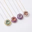 Vòng cổ phong cách Donut kết cấu tươi mát được làm bằng đồng nhẹ sang trọng Phong cách tinh tế