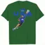 Áo Thun Người Hâm Mộ Bóng Đá 2026 World Cup, Cotton Nguyên Chất, Màu Trắng, Cổ Tròn Tay Ngắn, Phù Hợp Mùa Hè