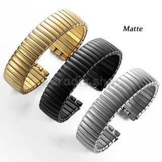 17 / 20mm cho Swatch Dây đeo đồng hồ bằng thép không gỉ đàn hồi để mở rộng kinh doanh Dây đeo đồng hồ kim loại cho nam nữ thay thế