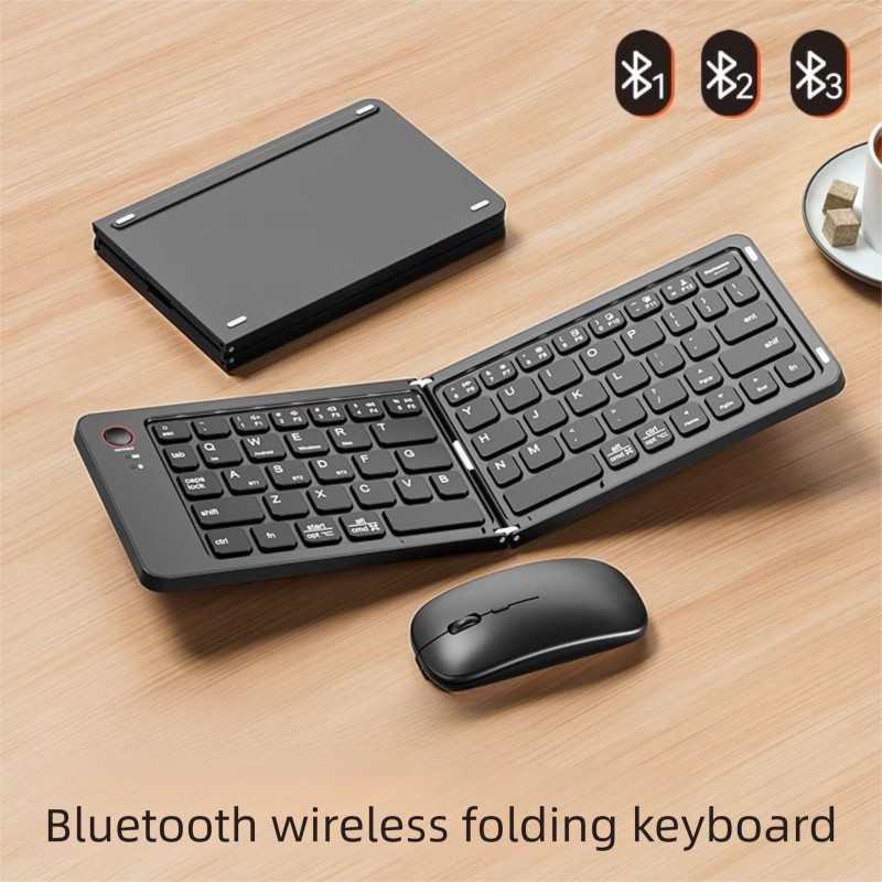 Bộ bàn phím có thể gập lại không dây Bluetooth Tuổi thọ pin dài