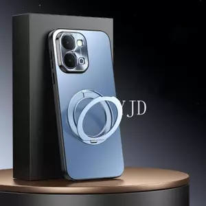 Ốp Lưng Cho Vivo IQOO Z11X Y51 Pro Mạ Điện Backboard 360°Ốp điện thoại chống rơi giá đỡ xoay